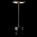 Miniatyrbillede 3 af 5: Trådløs skrivebordslampe - dæmpbar metal USB-genopladelig skrivebordslampe - 1 stk black