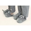 Miniatyrbild 3 av 5: Damtofflor i plysch katt, tofflor för par, Mjuka Anti-Slip Blå Grå Grey 40