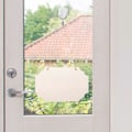 Miniatyrbillede 2 af 4: 12 stk. Ubehandlede Træskilte Ubehandlede Træplaketter DIY Hængende Trædørskilte-XF7-