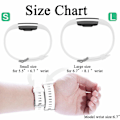 Pikkukuva 5 / 9: INF Fitbit Charge 2 ranneke silikon 3-pack (S) Sort/grå/hvid