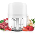 Miniatyrbild 1 av 5: Mini elektrisk hackare, 250 ml mini mixer köttkvarn, elektrisk