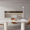 Miniatyrbillede 3 af 5: Genopladelig Bordlampe Creative Dining Touch Led Hotel Bar Kaffe Pina Pro Bordlampe Lampada Da Tavolo Dekorativ Skrivebordslampe_y White A