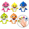 Pikkukuva 1 / 4: Baby Shark Sormiukkoset, 5-pack, 1. sukupolvi
