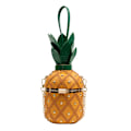 Pikkukuva 1 / 5: Damväska 2023 Mode Söt Ananas Design Axelväska Originalitet Design Damer Crossbody-väska Metallkedja Handväska Brown