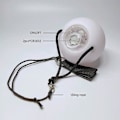Miniatyrbilde 3 av 5: Noctilucent Poi LED Flerfarget Lys Poi Med Firetoys Bag