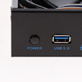 Miniatyrbillede 4 af 5: 1/2/3 USB3.0 2-port optisk enhed frontpanel USB-hub + HD 1Set