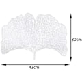 Pikkukuva 2 / 5: 4-pakkaus Ginkgo-lehden koristeelliset PVC-paikkamatot