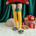 Pikkukuva 1 / 4: Dam Fuzzy Socks Tossut Mjuk Fleece Mukava Plyysinen Sukat Aikuisten bow