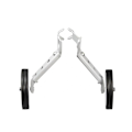 Miniatyrbilde 4 av 5: Sykkelstabilisatorer for voksne og barn - Variabel hastighet MTB Hjelpehjul 20 tommer white