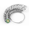 Miniatyrbild 3 av 5: Mätfinger för ring, ringstorleksmätare i metall
