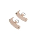 Miniatyrbild 1 av 5: Väska Transformation Tillbehör för Longchamp mini Väskremmar Stansfri axelrem i äkta läder Crossbody Conversion Hängspä Light Pink Buckle