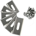 Pikkukuva 1 / 3: 30-pack gräsblad för Husqvarna med dubbla skarpa blad i rostfritt stål 36,5*18,5*0,65mm, versailles