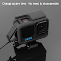 Pikkukuva 3 / 7: SHOP Housing Frame Yhteensopiva GoPro Hero 9/10/11 Black Action Kameroiden kanssa Tarvikkeet Suojaava Housing Case Pohjan ja Ruuvin kanssa Musta C