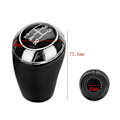 Miniatyrbillede 4 af 5: Mazda MX-5 CX-7 gearskifteknap til Mazda 3 5 6 serie MT gearstangsknop læder Coche gearstangskifte pind arm-5-speed 5-Speed