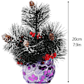 Miniatyrbilde 4 av 5: Mini kunstig juletre - 20 cm - Imitasjon furunåler