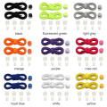 Miniatyrbillede 2 af 10: Spring Lock Skosnören Uden Slips VIT white
