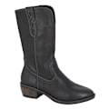 Miniatyrbild 1 av 3: Cipriata Dam/Dam Wanda Cowboy Boots 6 UK Svart Black 6 UK