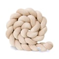 Miniatyrbilde 1 av 5: Ett stykke spjälsängsbeskytter, nyfødt baby, ideell reiseseng, baby fløyels pute, beige, 2M