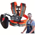 Double Shoulder Harness for Trimmers, with Adjustable Nylon Belt Suitable for Various Brush Cutters-FA-