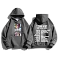 Miniatyrbillede 1 af 2: Herr Dam Taylor The Eras Tour Efterår/Vinter Taylor Swift Fashion Hoodie Fan Hoodie grå-hvid gray-white XS