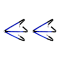 Miniatyrbillede 2 af 5: 1/2/3/5 justerbar LED-hestebrystkrave meget synlig Blue-FA3- Blue 2PCS