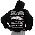 Pikkukuva 1 / 6: Setcar Porsche911 - Print Miesten Muodikkaat Hupparit Miehille ja Naisille Väri 6 M Color6