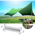 Miniatyrbild 3 av 6: 10-pack rostfria spännfjädrar för markisfäste