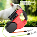 Miniatyrbilde 3 av 5: Jiawu dobbelt innfellbart hundekobbel, 3 m automatisk kobbel for to D