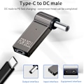 Pikkukuva 4 / 5: Adapteri kannettavan tietokoneen virtalähteelle PD 100W 5A USB Type-C naar DC-uros HP/Lenovo/DELL 4.0x1.7