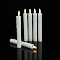 Miniatyrbilde 3 av 5: 6-pakke 17,5 cm flimrende flammefrie lys (beige) med fjernkontroll