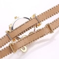 Miniatyrbild 4 av 5: Kvinnors armbandsklockor damer kärlek läderrem strass kvartsur Black