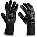Miniatyrbilde 1 av 5: BBQ-hansker 1 par, varmebestandige ovnshansker opptil 932°F Universal Cooking Gloves for grilling og ovn, par grillhansker