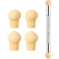 Miniatyrbillede 1 af 4: Neglesvampe til Ombre, Svampe Neglekunstbørste, Dobbelthovedet Ombre Neglesvamp med 4 Udskiftningshoveder, til Gradient Negledesign CDQ