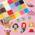 Miniatyrbillede 4 af 6: Waterbeads-kit med vandperler i 24 farver, 3000 dele