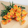Miniatyrbilde 3 av 5: Juledekorasjon Vakre kunstige høstblomster, silke d