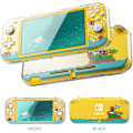 Pikkukuva 5 / 5: Suojaava kotelo Nintendo Switch Litelle, kova PC-suoja, läpinäkyvä, iskunkestävä, jaettu kotelo Animal Crossing -kuviolla