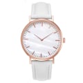 Miniatyrbild 5 av 6: Nytt mode Enkel klocka Damklockor Casual Dam Läder Kvartsklocka Watch Vrouwen Relogio Feminino Zegarek Damski Green(.604)