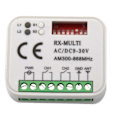 Pikkukuva 3 / 5: Garageport Fjärrkontroll Mottagare 433 868mhz Rx Multi 300-900mhz Ac/dc 9-30v Mottagare med Fjärrkontroll Vit Svart