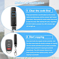 Miniatyrbillede 2 af 5: 3 stk Universal Garageportåbner Fjernbetjening, Garage Fob Nøgler, Trådløs Sort Fire Knapper Garageport