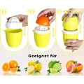 Miniatyrbillede 5 af 5: Citrusformet manuel juicer Citrusjuicer til forskellige frugter yel