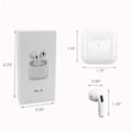Miniatyrbilde 5 av 5: Pro 5 Bluetooth-hodetelefoner kompatible med iPhone og Android, trådløse Bluetooth-hodetelefoner, kompakte og utsøkte, enkle å bære, hvit