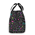 Miniatyrbild 3 av 5: Pojkar Flickor Isolerad Neopren Lunchväska Rave Style Leopard Print Tote Handväska Lunchlåda Mat Behållare Kylare Varm påse För skolarbete Kontor