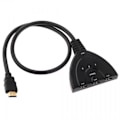 Miniatyrbillede 1 af 5: HDMI Switch, 3-vejs black 88