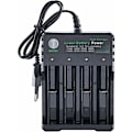 Miniatyrbillede 1 af 5: Universal Smart Batterioplader til 18650 18500 18350 17670 17500 16340 14500 10440 20700 21700 22650 26650 3.7V Li-Ion NI-MH - AAA AA. Oplader