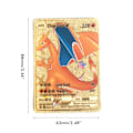 Miniatyrbillede 2 af 6: Cartoon Anime Guld Fil Trading Card Set til børnespil og samleobjekter guld Gold
