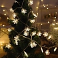 Miniatyrbillede 4 af 5: LED-lyskæde med snefnuglys 10 meter 80LED (Wa