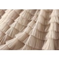 Miniatyrbilde 4 av 6: Lang Maxi Tyllskjørt Dame A-Linje Volanger Mesh Høy Midje Skjørt Underkjole Beige Beige S
