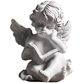 Miniatyrbillede 1 af 5: Engelstatuette, Resin Cherub Wings, Miniature Figurine Læsning