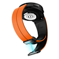 Miniatyrbillede 3 af 5: Galaxy Watch 6/6 Classic (44/40/47/43mm) Armbånd - Orange/Sort 50