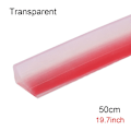Miniatyrbillede 1 af 5: Vandsluse Vandholder Strip TRANSPARENT 50CM Transparent Transparent Transparent Transparent 50cm